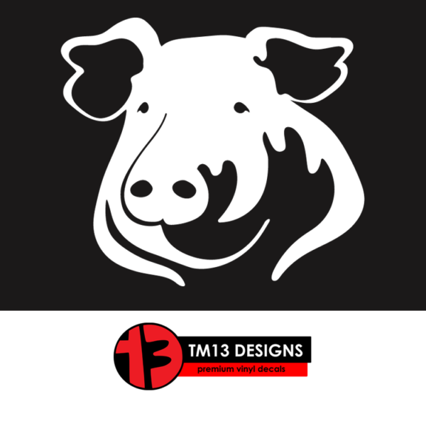 Piggie Portrait Vinyl Decal