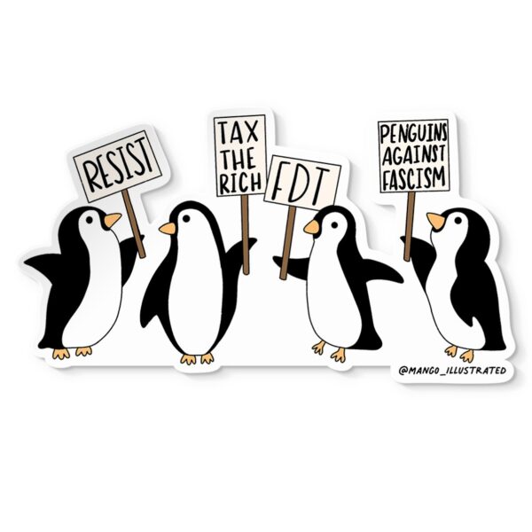 Marching Penguins sticker