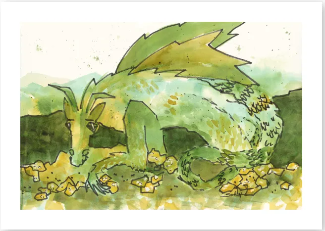 11"x7" print with 1" border