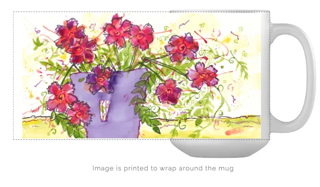 Mug 'Allegro with Reds' Art - Image 2