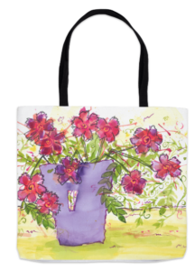 'Allegro with Reds' tote bag