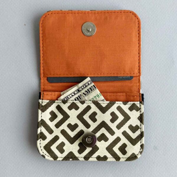 Cotton Card Holder – Retro Geometric Prints