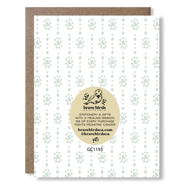 Birthday Zinnia Greeting Card