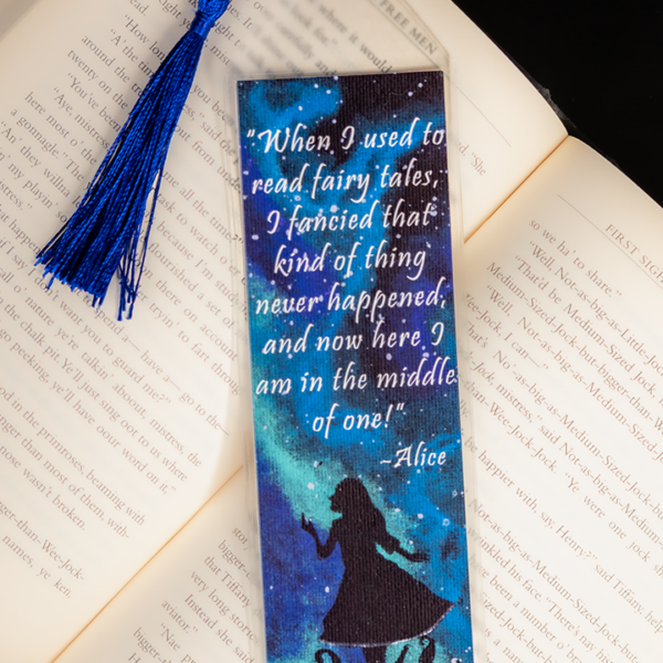 Alice In Wonderland Bookmark, Original Artwork Page Holder