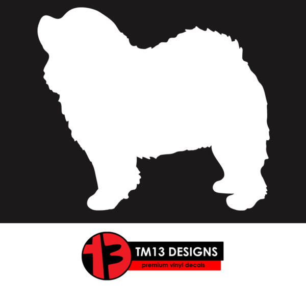 Chow Chow Silhouette Vinyl Decal
