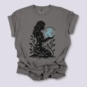 Reclaim Mother Earth Tshirt, Feminist Earth Day Tee, Gaia Goddess Shirt