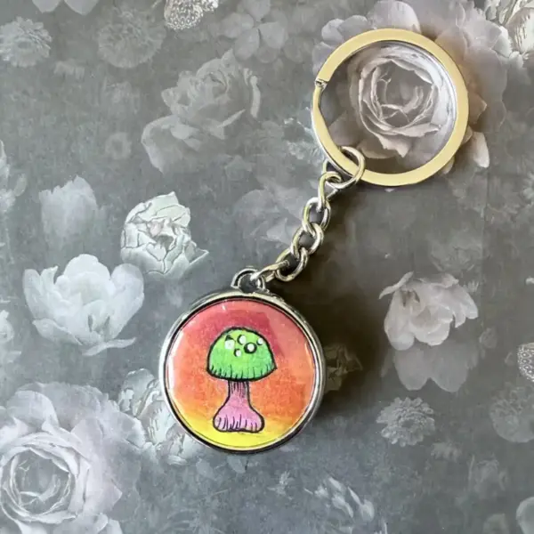 Shroomy Keychain – Rage+Whimsy
