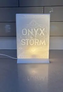Lithophane Book Light, Night Light, Book Lamp