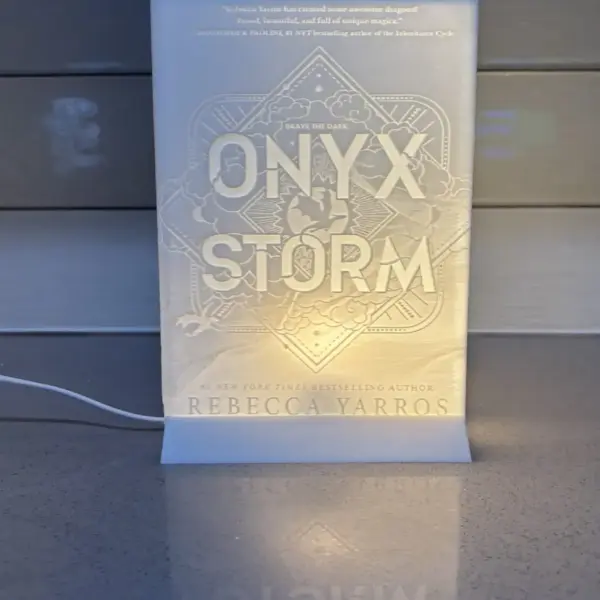 Lithophane Book Light, Night Light, Book Lamp