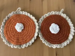 Pumpkin Pie Trivet Pot Holder