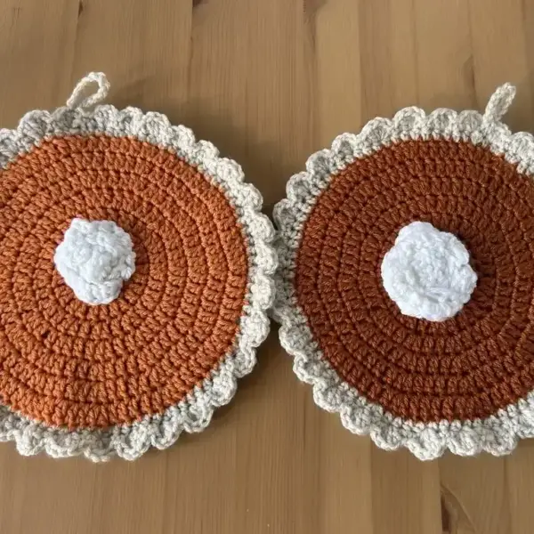 Pumpkin Pie Trivet Pot Holder