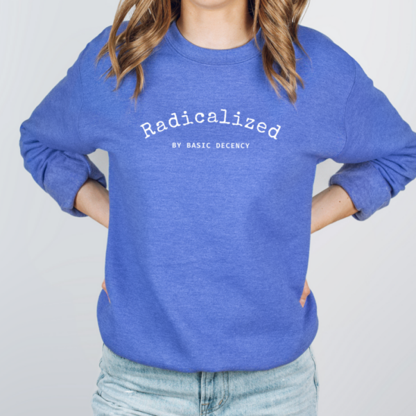 Radicalized by Basic Decency Sweatshirt