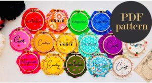 All the cunts // Embroidery PDF Pattern Download 3 inch