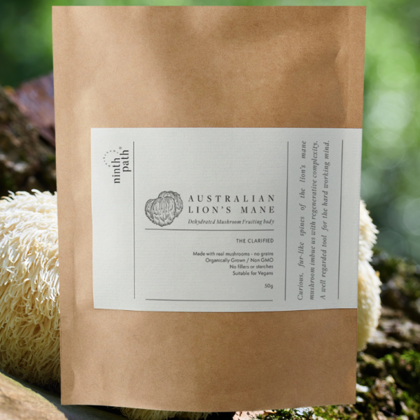 Ninth Path Mushrooms Organic Lions Mane Mushroom – Freeze Dried Powder