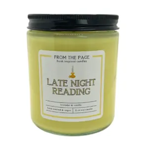 Late Night Reading | 8 oz Bookish Candle