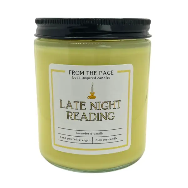 Late Night Reading | 8 oz Bookish Candle
