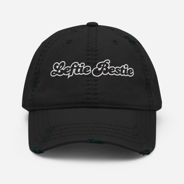 Leftie Bestie Distressed Dad Hat