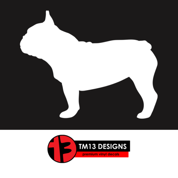 French Bulldog Silhouette Vinyl Decal