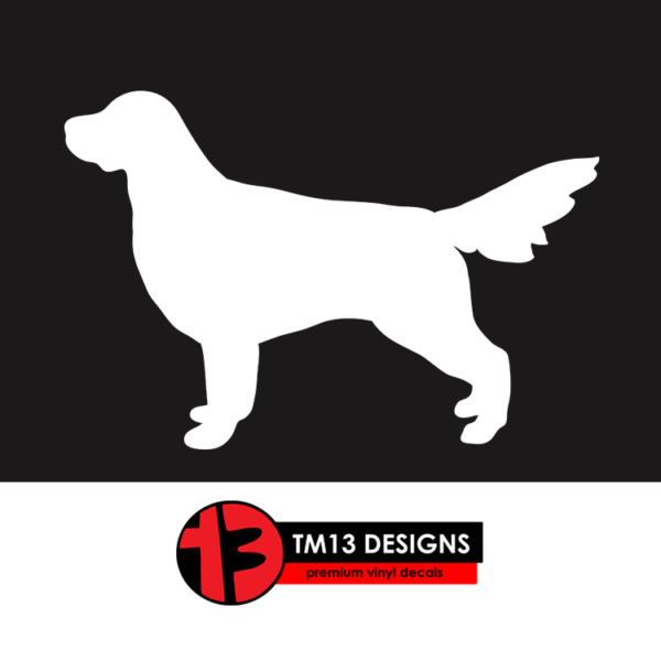 Golden Retriever Silhouette Vinyl Decal