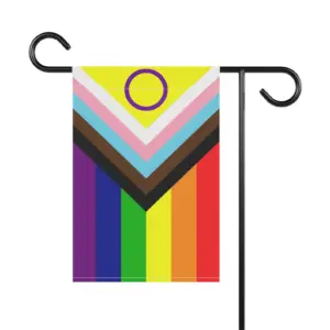 Intersex Inclusive Progress Pride Garden Flag