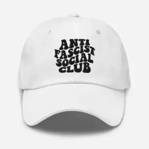 Anti Fascist Social Club Unisex Hat - white