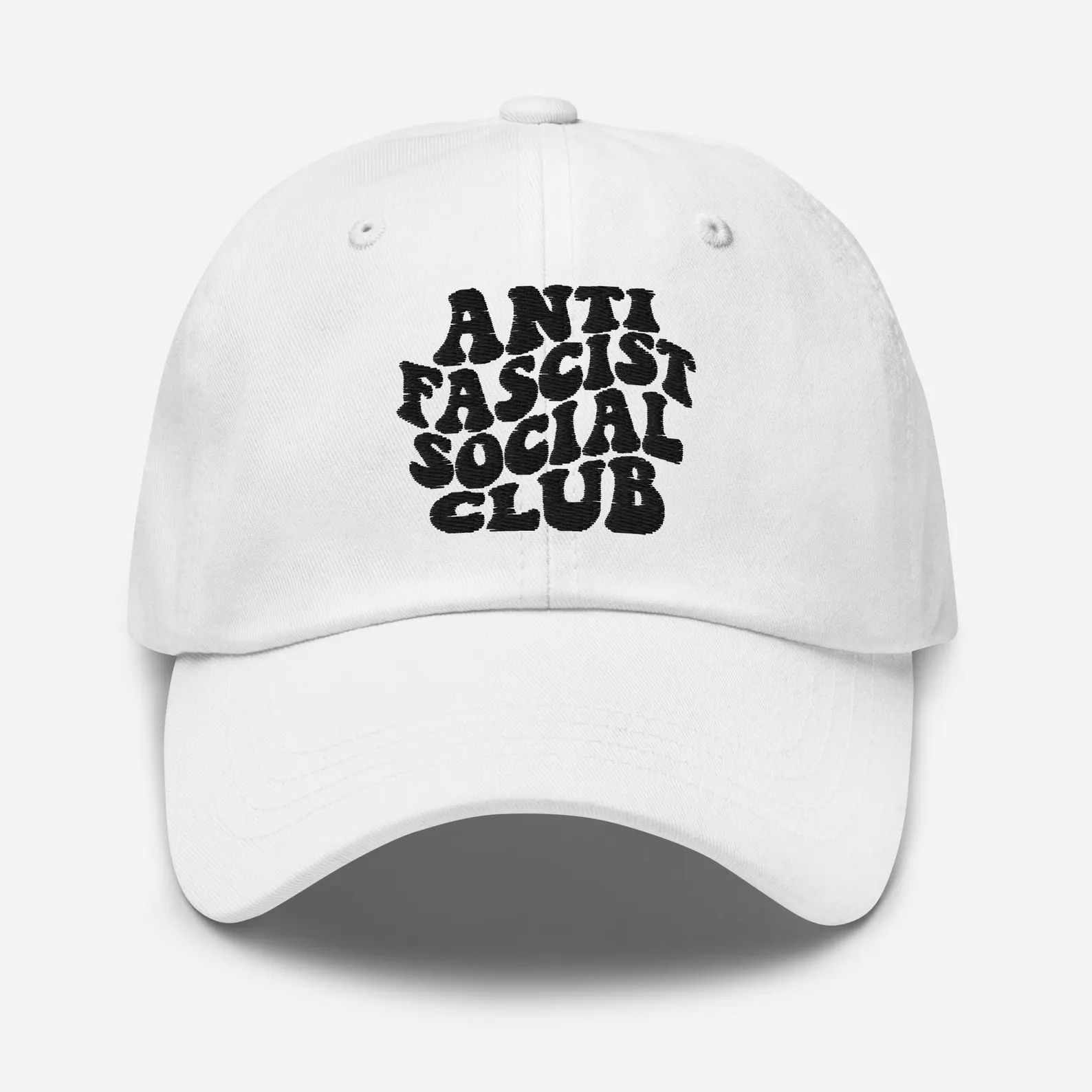 Anti Fascist Social Club Unisex Hat - white