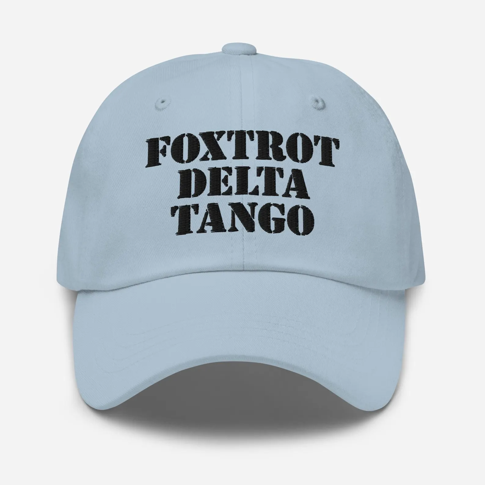 Foxtrot Delta Tango unisex hat - blue