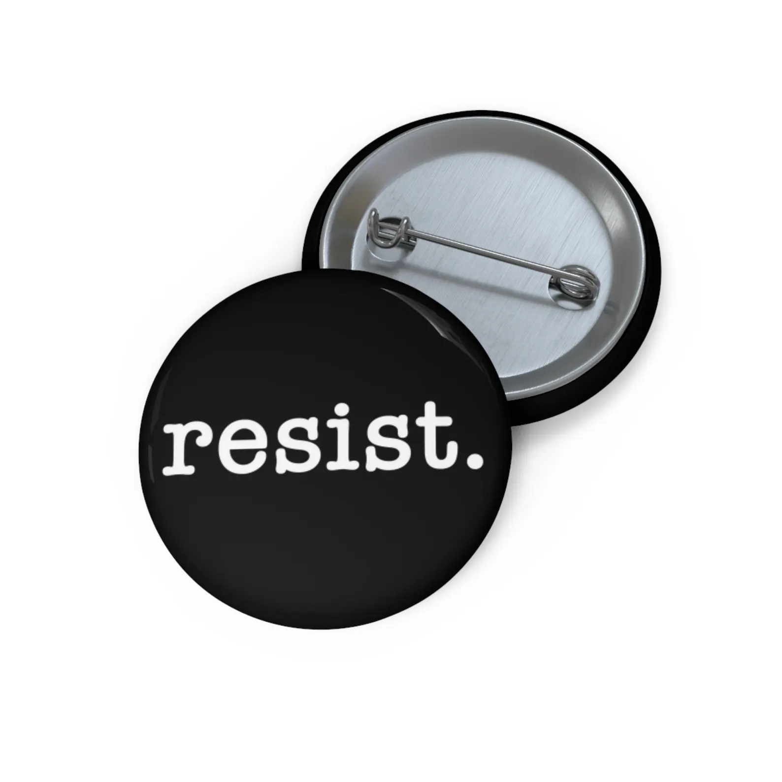 Resist Pin Back Button