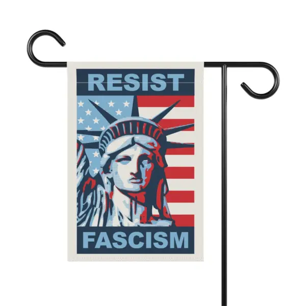 Resist Fascism Garden Flag – Resistance Nation