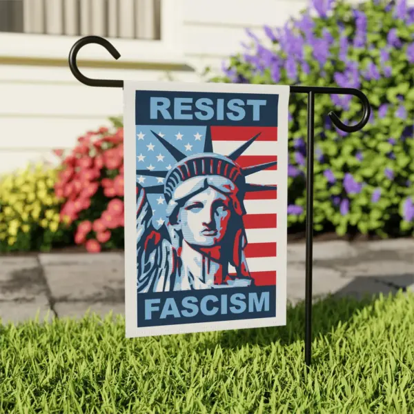 Resist Fascism Garden Flag – Resistance Nation