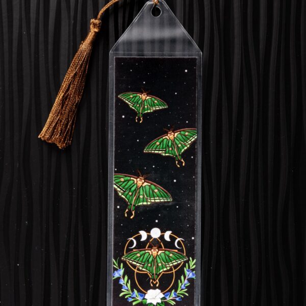 Moon Moth Bookmark, Original Artwork Page Holder
