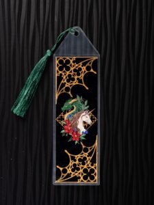 Dragon and Unicorn Bookmark, Original Artwork Page Holder