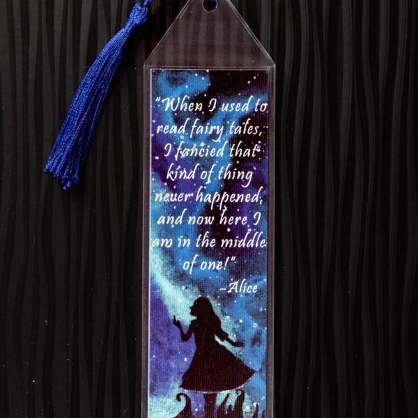 Alice In Wonderland Bookmark, Original Artwork Page Holder