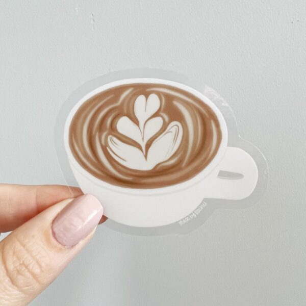 Latte sticker