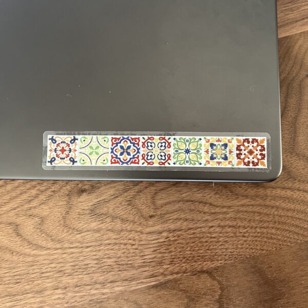 Colorful Mediterranean tile row sticker