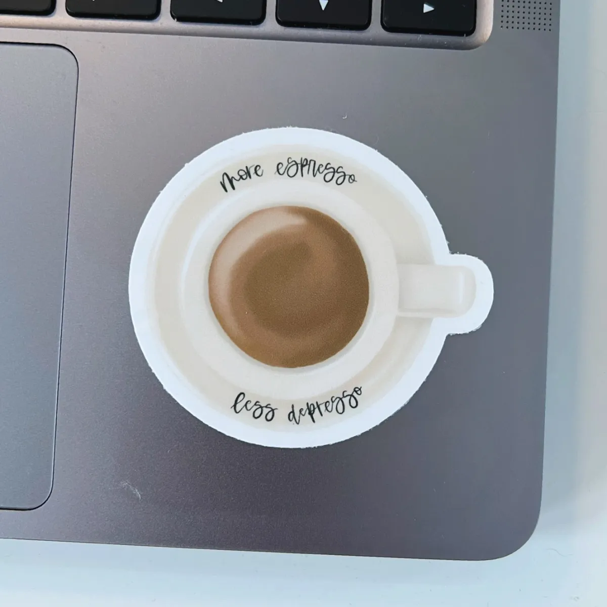 More espresso, less depresso sticker - Image 2