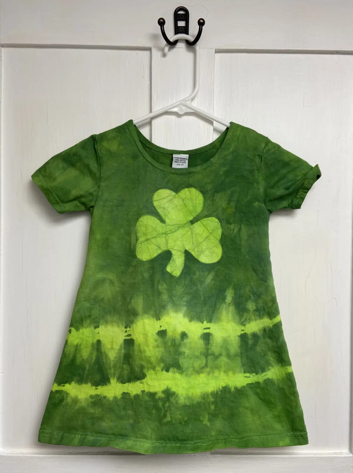 Short Sleeve Shamrock Dress