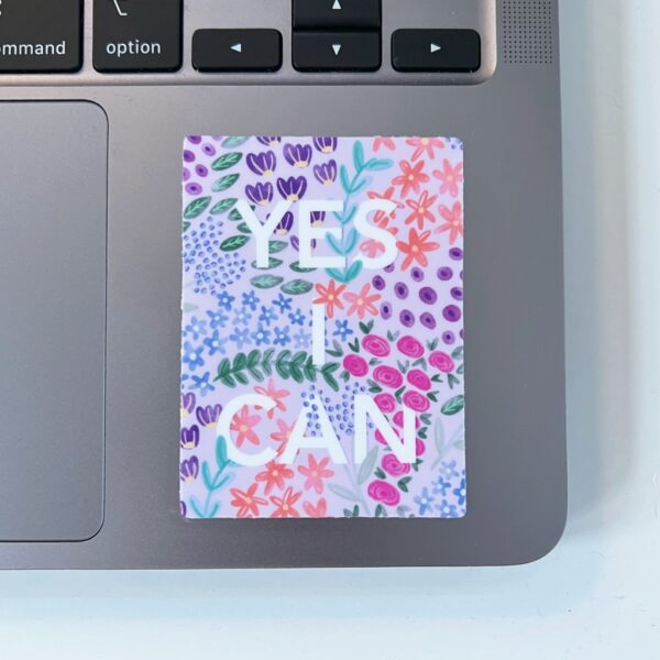 Yes I Can sticker