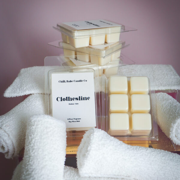 Clothesline Wax Melt | Cotton + Iris