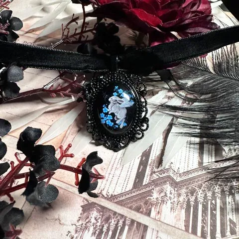 rabbit with wings necklace