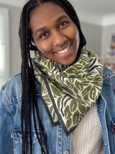 Olive Snake Peace Silk Square Scarf