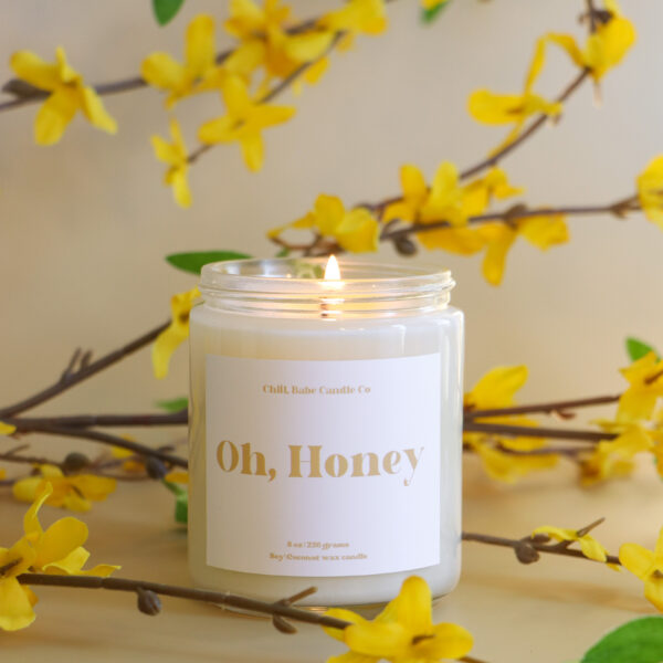 Oh, Honey Candle | Honeysuckle + Jasmine + Powder