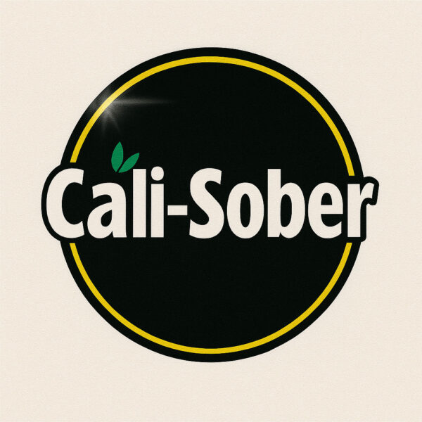 Cali-Sober Die Cut Sticker