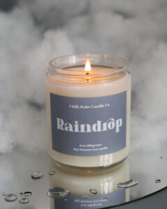 Raindrop Candle | Ozone + Earth + Moss