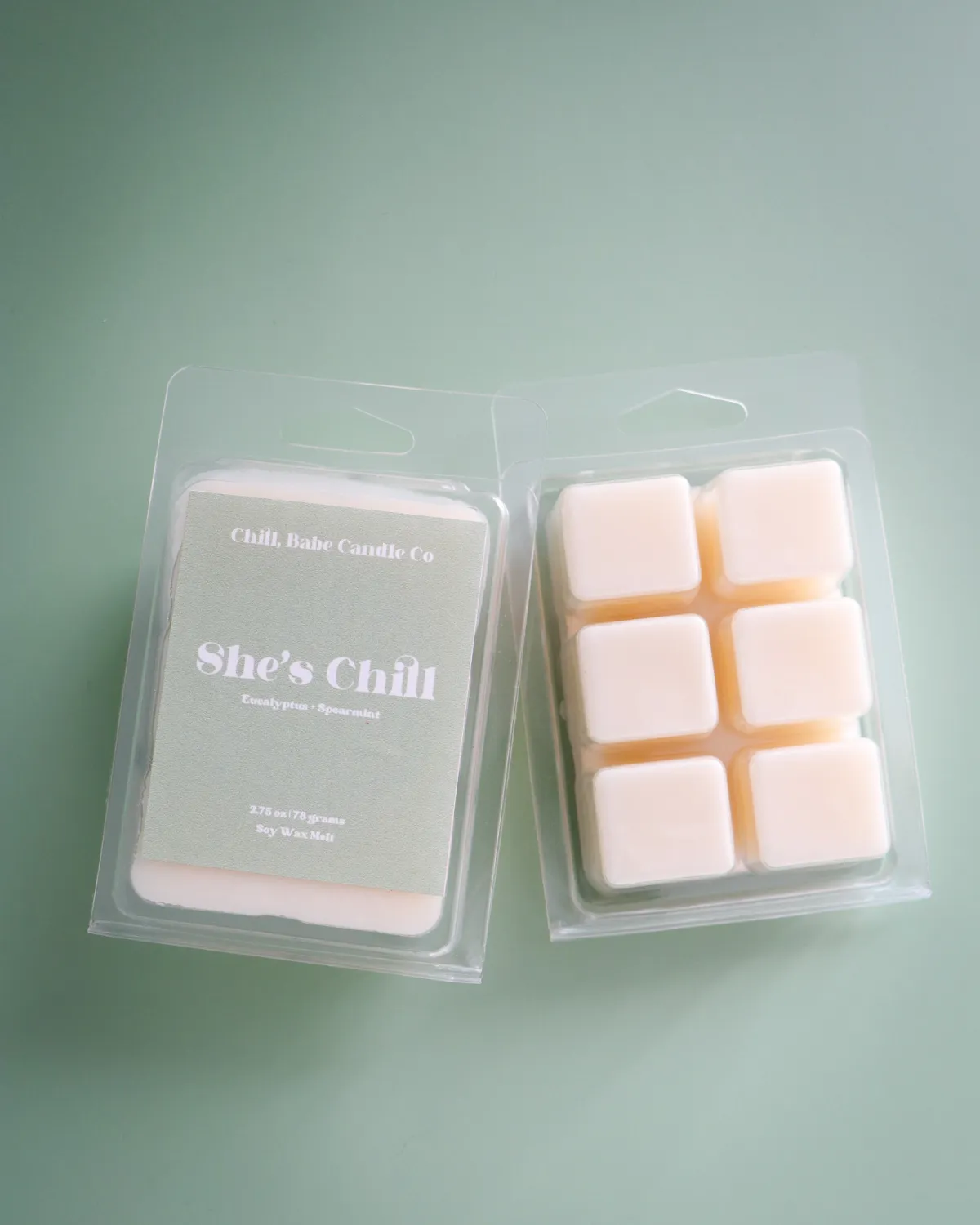 She's Chill Wax Melt | Eucalyptus + Spearmint - Image 3
