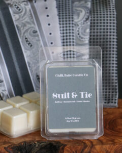 Suit & Tie Wax Melt | Saffron + Cedarwood + Violet + Smoke