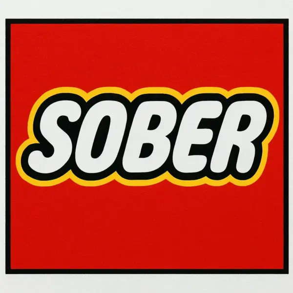 Sober “Lego” Sticker